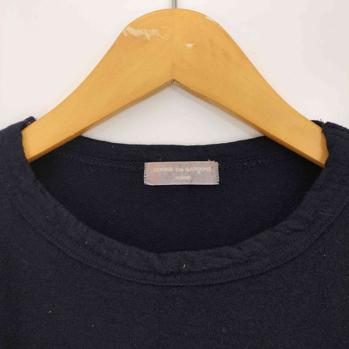 コムデギャルソンオム COMME des GARCONS HOMME 02AW 田中オム クルーネック 縮絨ウールカットソー メンズ