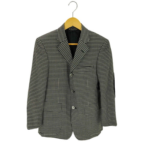ブルックスブラザーズ BROOKS BROTHERS PERSONAL ORDER エルボーパッチ カシミヤ混チェック柄3Bジャケット メンズ