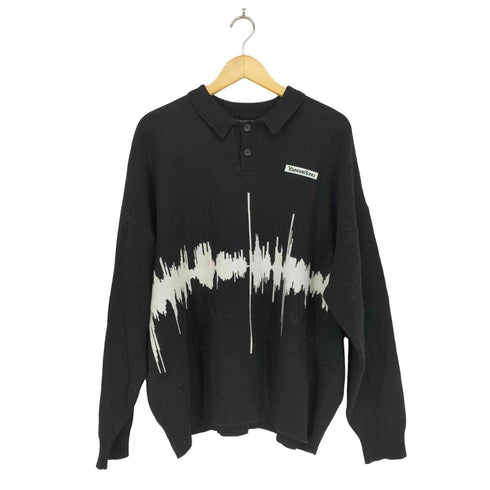ヤンガーソング Younger Song Radio wave knit polo ニットポロ メンズ JPN:M