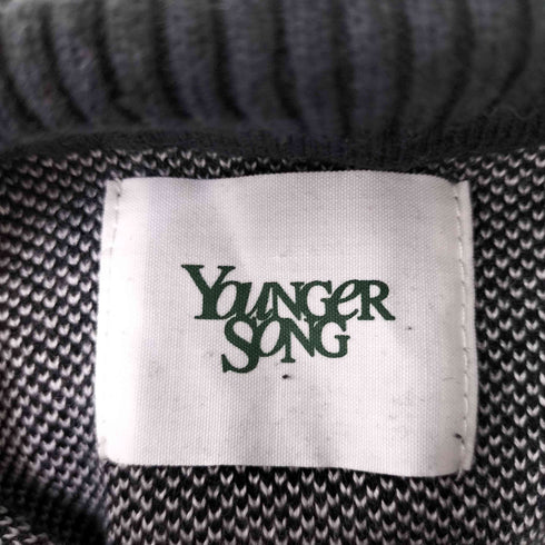 ヤンガーソング Younger Song Radio wave knit polo ニットポロ メンズ JPN:M