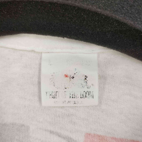 フルーツオブザルーム FRUIT OF THE LOOM シングルステッチ ©1989 両面プリント ツアーTシャツ メンズ