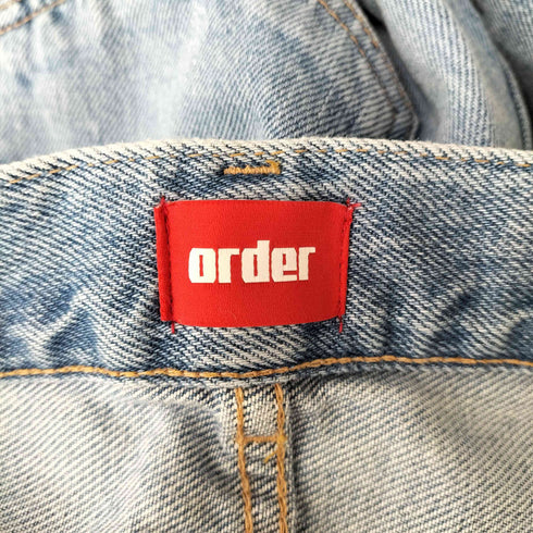 オーダー order order loose denim pants one wash メンズ JPN:L