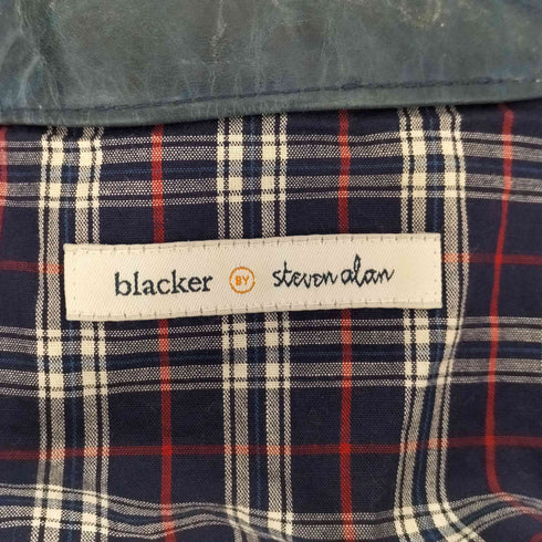 スティーブンアラン Steven Alan blacker by steven alan カウレザージャケット メンズ JPN:M