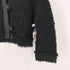 ヒロココシノ HIROKO KOSHINO 前立てレザー切替ノーカラーカーディガンジャケット クロップド レディース FR:38