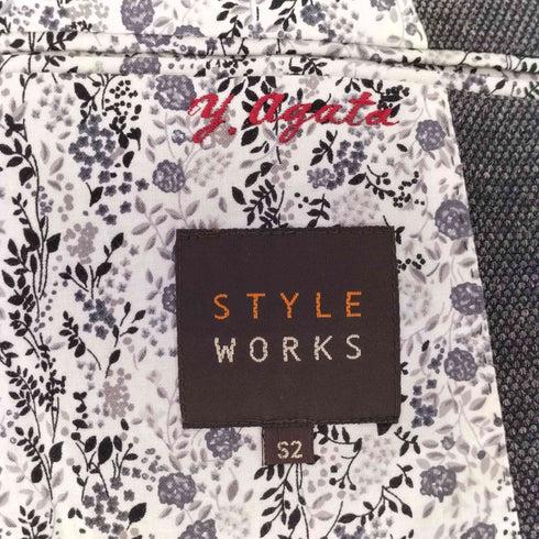 STYLEWORKS リネンテーラードジャケット メンズ S2
