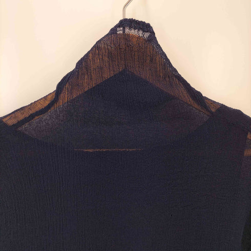 イッセイミヤケペルマネンテ ISSEY MIYAKE PERMANENTE ハイネックシワ加工チュニックワンピース レディース