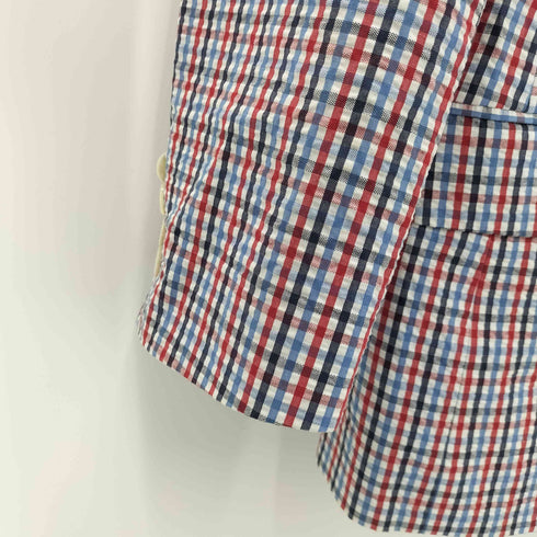 ブルックスブラザーズ BROOKS BROTHERS シアサッカー チェック柄2Bテーラードジャケット メンズ 36S