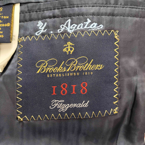 ブルックスブラザーズ BROOKS BROTHERS シアサッカー チェック柄2Bテーラードジャケット メンズ 36S