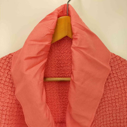 イッセイミヤケ ISSEY MIYAKE シワ加工切り替えボレロ レディース 2