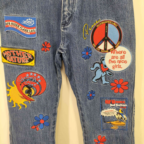 AFB Patched Flare Denim メンズ XL