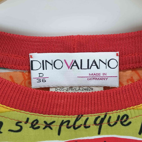 dino valiano ドイツ製 総柄クルーネック レディース DE:36