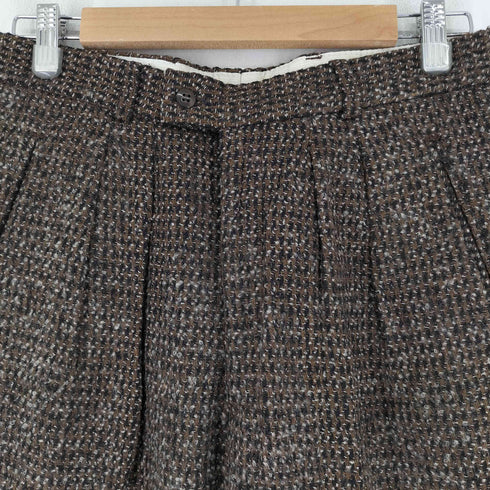イタリア製 ツイードタックパンツ メンズ 46