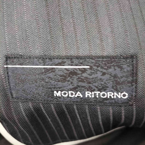 モダリトルノ moda ritorno ピンストライプ 2Bテーラードジャケット ベスト スラックス 3ピースセットアップ メンズ