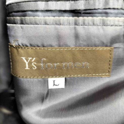 ワイズフォーメン Ys for men 90s 茶タグ 2Bテーラードジャケット メンズ L