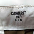 カーハートワークインプログレス Carhartt WIP ワークストレートチノパンツ MASTER PANTSマスターパンツ メンズ 34/32