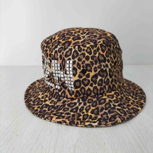 ロエン Roen スタッズレオパードバケットハット レディース