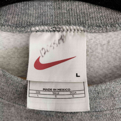 ナイキ NIKE メキシコ製 フットボールプリント クルーネックスウェット メンズ JPN:L