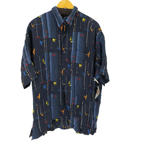 ALBA MODA S/S 総柄オーバーサイズシャツ メンズ JPN:XL