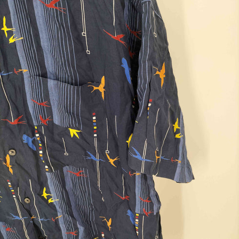 ALBA MODA S/S 総柄オーバーサイズシャツ メンズ JPN:XL