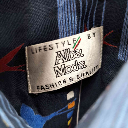 ALBA MODA S/S 総柄オーバーサイズシャツ メンズ JPN:XL