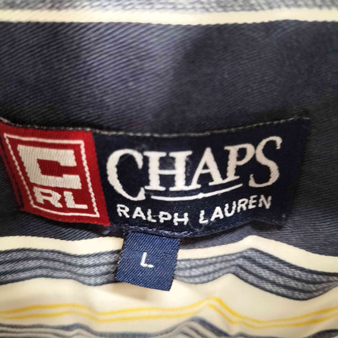 チャップスラルフローレン CHAPS RALPH LAUREN S/S ボタンダウン ストライプシャツ メンズ JPN:L