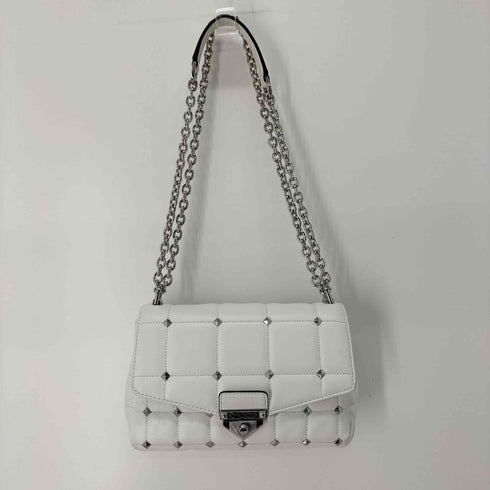 マイケルコース Michael Kors SOHO キルティングスタッズレザーショルダーバッグ レディース