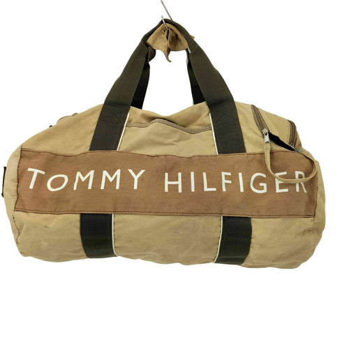トミーヒルフィガー TOMMY HILFIGER ロゴプリントボストンバッグ メンズ