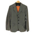 コムデギャルソンオム COMME des GARCONS HOMME 14SS 3B ウール 裏地メッシュ ストライプ テーラードジャケット メンズ JPN:XS
