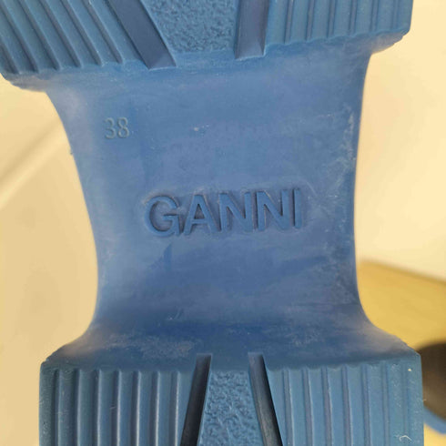 ガニー Ganni ラバー レインブーツ バイカラー レディース EUR:38