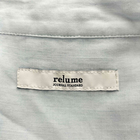 ジャーナルスタンダードレリューム JOURNAL STANDARD relume コットンリネンスキッパーシャツ レディース FREE