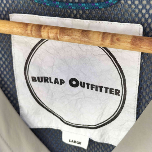 バーラップアウトフィッター BURLAP OUTFITTER 別注 Nylon CARDIGAN2 ナイロン カーディガン2 メンズ JPN:L
