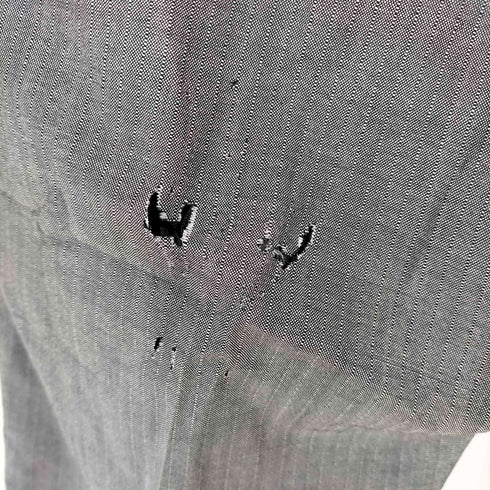 コムデギャルソンオム COMME des GARCONS HOMME 14SS ウール ストライプ スラックスパンツ メンズ JPN:S