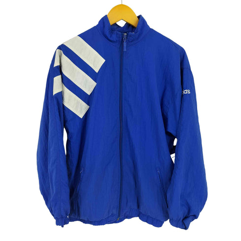アディダス adidas 90s 万国旗タグ ワッシャーナイロン ジップアップブルゾン メンズ JPN:XL