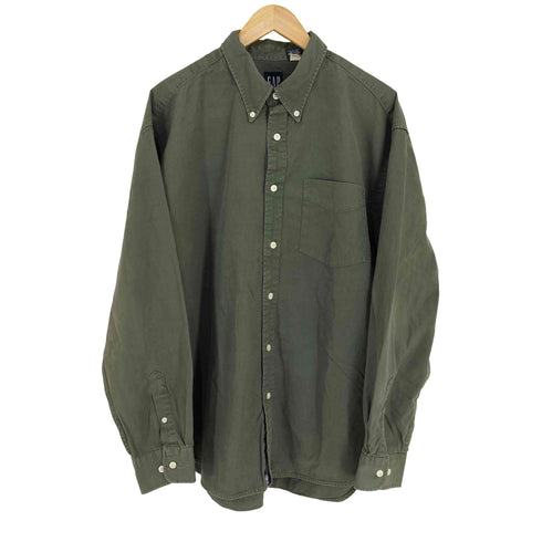 ギャップ Gap OLD GAP 紺タグ コットン BDシャツ メンズ JPN:L