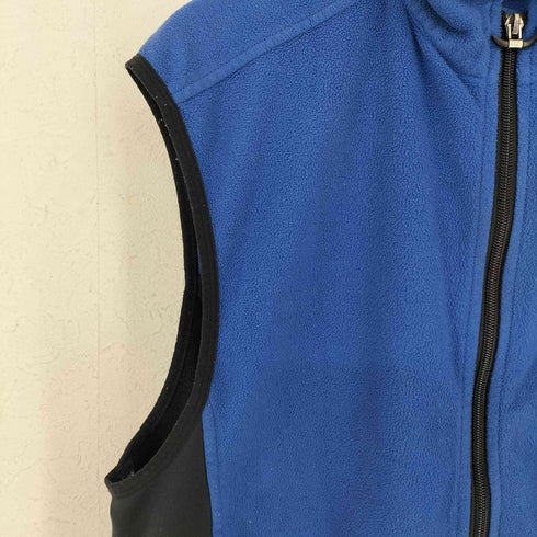 ナイキ NIKE 00s 銀タグ THERMA-FIT フリース x ボンディング ハイネックジップアップベスト メンズ import:L