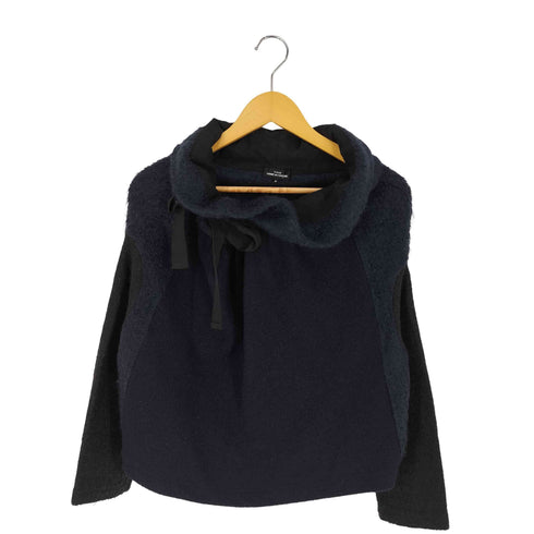 トリココムデギャルソン tricot COMME des GARCONS 素材切替 タートルネック 変形ニット レディース JPN:S