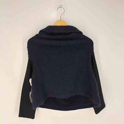 トリココムデギャルソン tricot COMME des GARCONS 素材切替 タートルネック 変形ニット レディース JPN:S