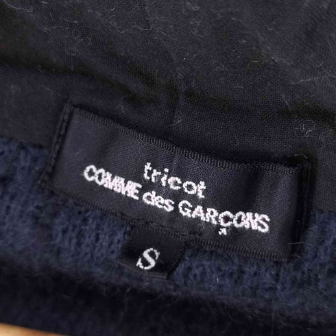 トリココムデギャルソン tricot COMME des GARCONS 素材切替 タートルネック 変形ニット レディース JPN:S