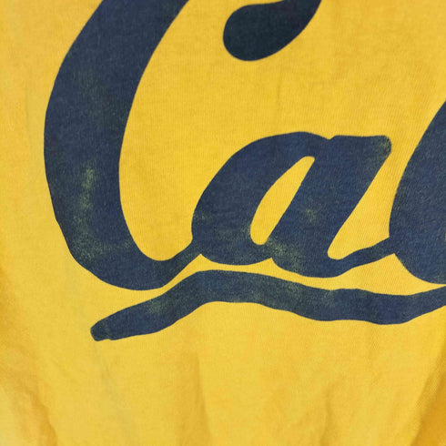 チャンピオン Champion 00s 2色タグ メキシコ製 Cal カレッジプリント S/S Tシャツ メンズ import:L