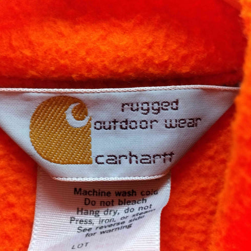 カーハート Carhartt USA製 ポリエステルフリースジャケット メンズ import:S
