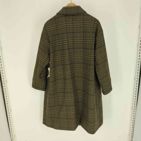 パーフェクトスーツファクトリー P.S.FA Perfect Suit FActory 千鳥格子 チェック ステンカラーコート レディース JPN:M