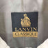 ランバンクラッシック LANVIN CLASSIQUE 90S チンストラップベルト ウエストベルト ラグランスリーブ 比翼ボタン ポリノジックコットン スタンドカラー コート メンズ R46-44