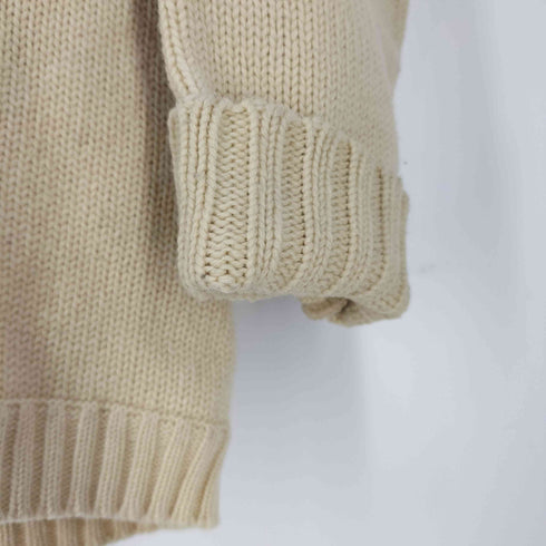 トリココムデギャルソン tricot COMME des GARCONS 90s フラワーモチーフ ウールナイロンニット レディース