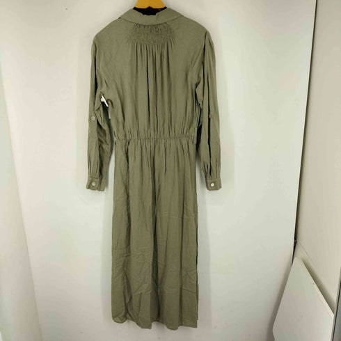 ザラ ZARA 両ポケット シャツワンピース レディース S