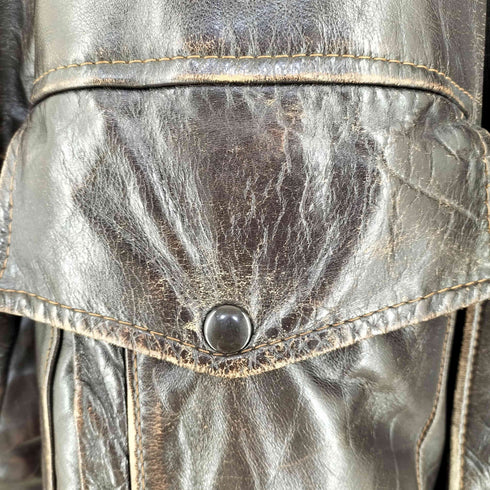 MADE IN USA G-1 裏ボア レザーフライトジャケット メンズ US:42