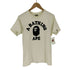 アベイシングエイプ BAPE by A BATHING APE COLLEGE TEE エイプ ヘッド ロゴ カレッジ Tシャツ Y2K メンズ JPN:S