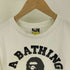 アベイシングエイプ BAPE by A BATHING APE COLLEGE TEE エイプ ヘッド ロゴ カレッジ Tシャツ Y2K メンズ JPN:S