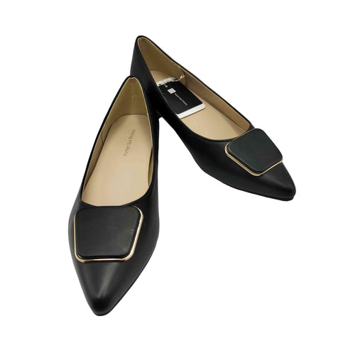 パーフェクトスーツファクトリー P.S.FA Perfect Suit FActory ポインテッドトゥパンプス レディース M