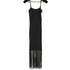 ザラ ZARA フリンジキャミソールリブニットワンピース レディース import:M