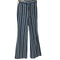 ET BOITE JEANS ストライプフレアパンツ ブッシュパンツ レディース JPN:S